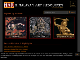 'himalayanart.org' screenshot