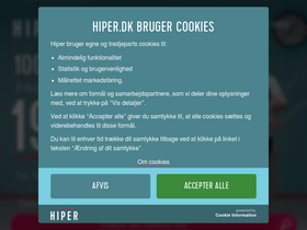 'hiper.dk' screenshot