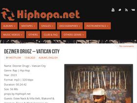 'hiphopa.net' screenshot