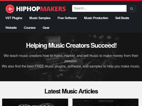 'hiphopmakers.com' screenshot