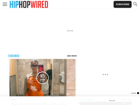 'hiphopwired.com' screenshot