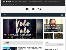 'hiphopza.com' screenshot
