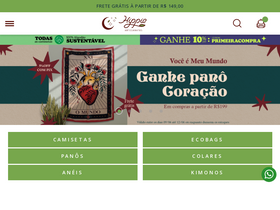 'hippieartesanatos.com' screenshot