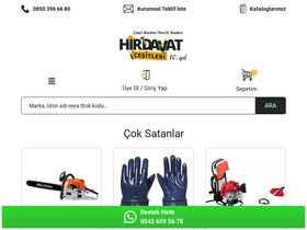 'hirdavatcesitleri.com' screenshot