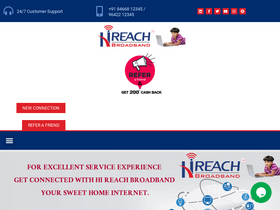 'hireachbroadband.com' screenshot