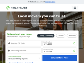 'hireahelper.com' screenshot