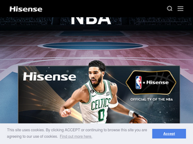 'hisense.cn' screenshot