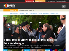 'hispantv.com' screenshot