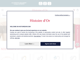 'histoiredor.com' screenshot