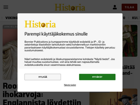 'historianet.fi' screenshot