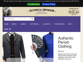 'historicalemporium.com' screenshot