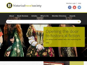 'historicalnovelsociety.org' screenshot