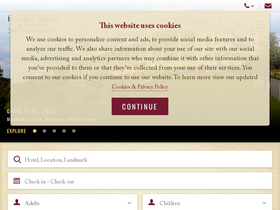 'historichotels.org' screenshot