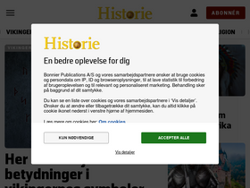 'historienet.dk' screenshot