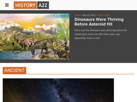'history-a2z.com' screenshot