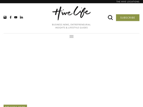 'hivelife.com' screenshot
