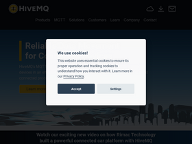 'hivemq.com' screenshot