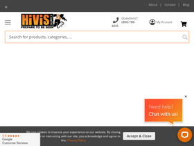 'hivissupply.com' screenshot