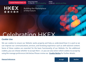 'hkex.com.hk' screenshot