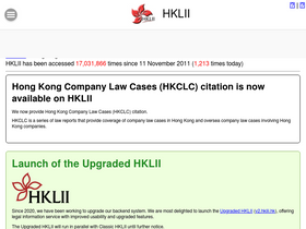 'hklii.hk' screenshot