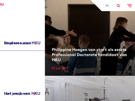 'hku.nl' screenshot