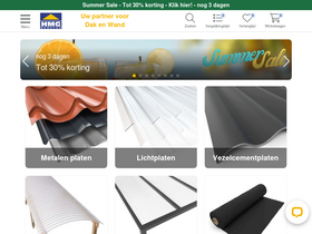 'hmg-benelux-shop.com' screenshot