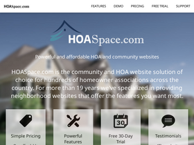 'hoaspace.com' screenshot