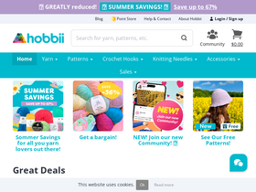 'hobbii.com' screenshot
