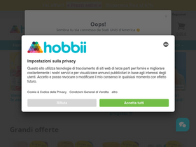 'hobbii.it' screenshot