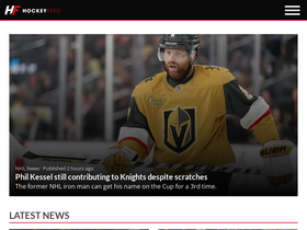 'hockeyfeed.com' screenshot
