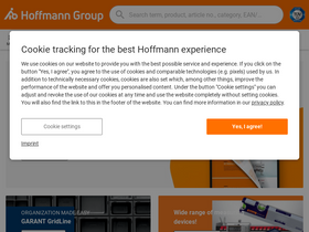 'hoffmann-group.com' screenshot