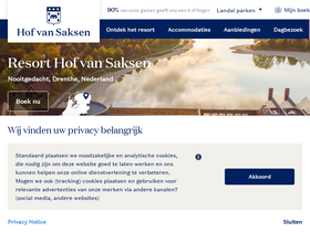 'hofvansaksen.nl' screenshot