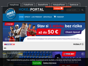 'hokejportal.net' screenshot