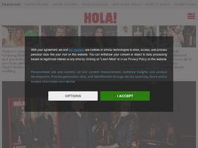 'hola.com' screenshot