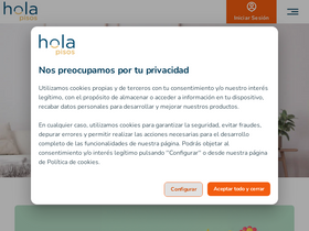'holapisos.com' screenshot