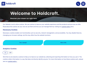'holdcroft.com' screenshot