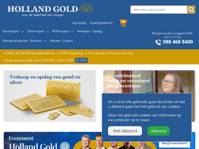 'hollandgold.nl' screenshot