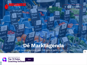 'hollandsemarkten.nl' screenshot