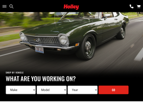 'holley.com' screenshot