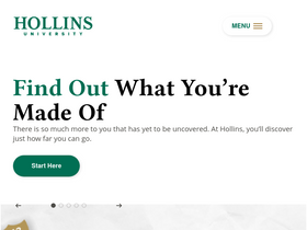 'hollins.edu' screenshot