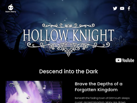 'hollowknight.com' screenshot