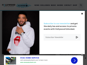 'hollywoodunlocked.com' screenshot