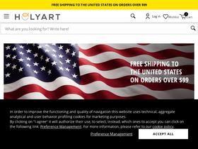 'holyart.com' screenshot
