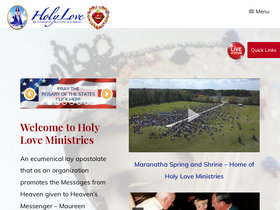 'holylove.org' screenshot