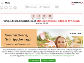'holzprofi24.de' screenshot