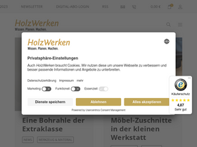 'holzwerken.net' screenshot