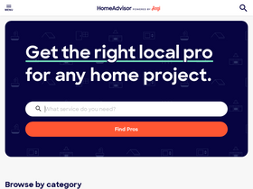 'homeadvisor.com' screenshot