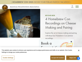 'homebrewersassociation.org' screenshot