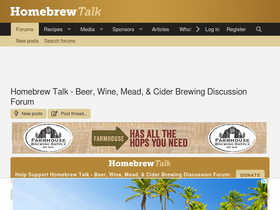 'homebrewtalk.com' screenshot