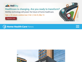 'homehealthcarenews.com' screenshot